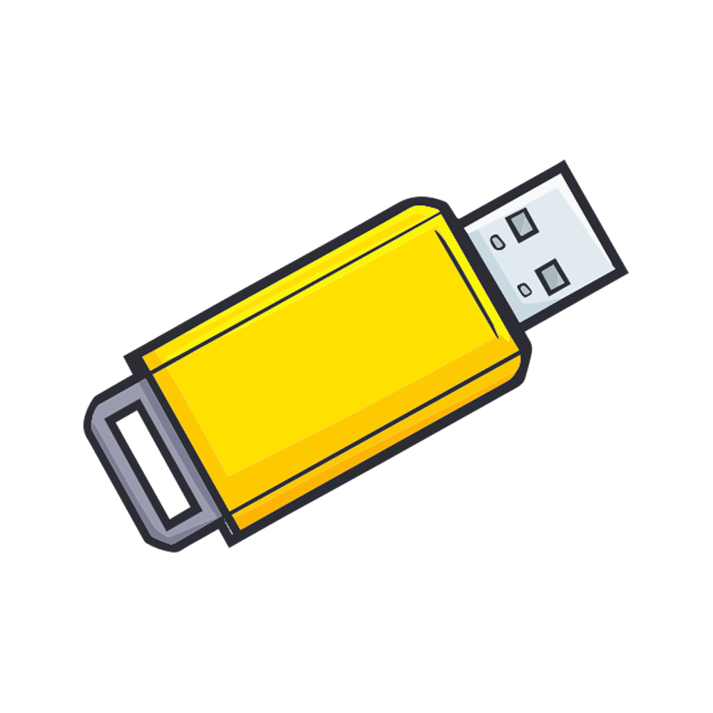 Usb Drive Free Sticker Transparent Image
