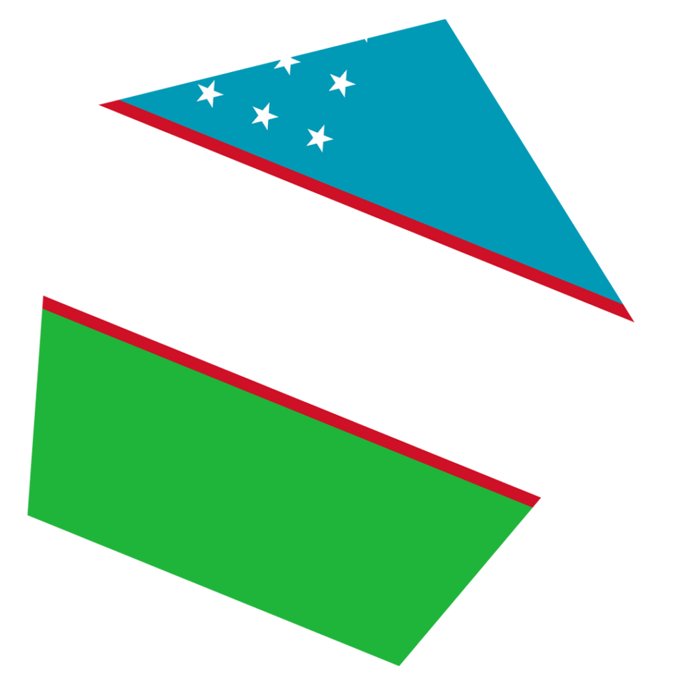 Uzbekistan Flag Transparent Clipart