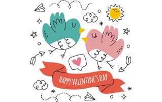 Valentines Day Sticker PNG