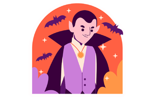 Vampire Sticker PNG