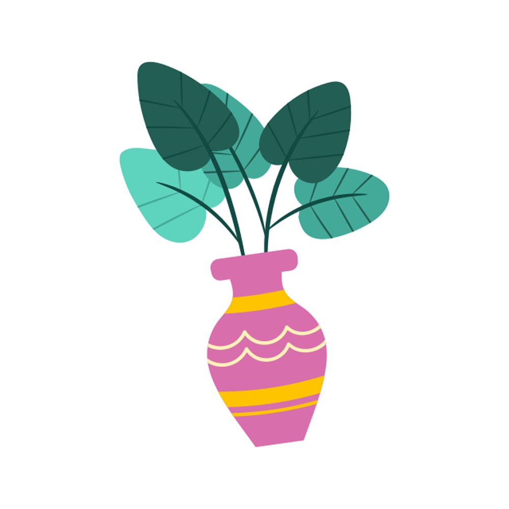 Vase Free Sticker Transparent Image