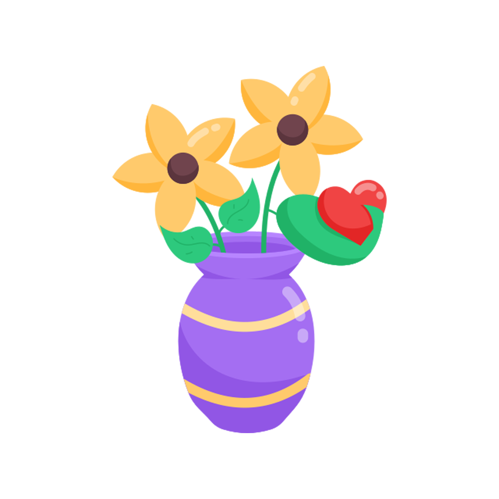 Vase Free Sticker Transparent Photo