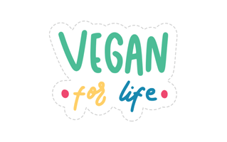 Vegan Sticker PNG