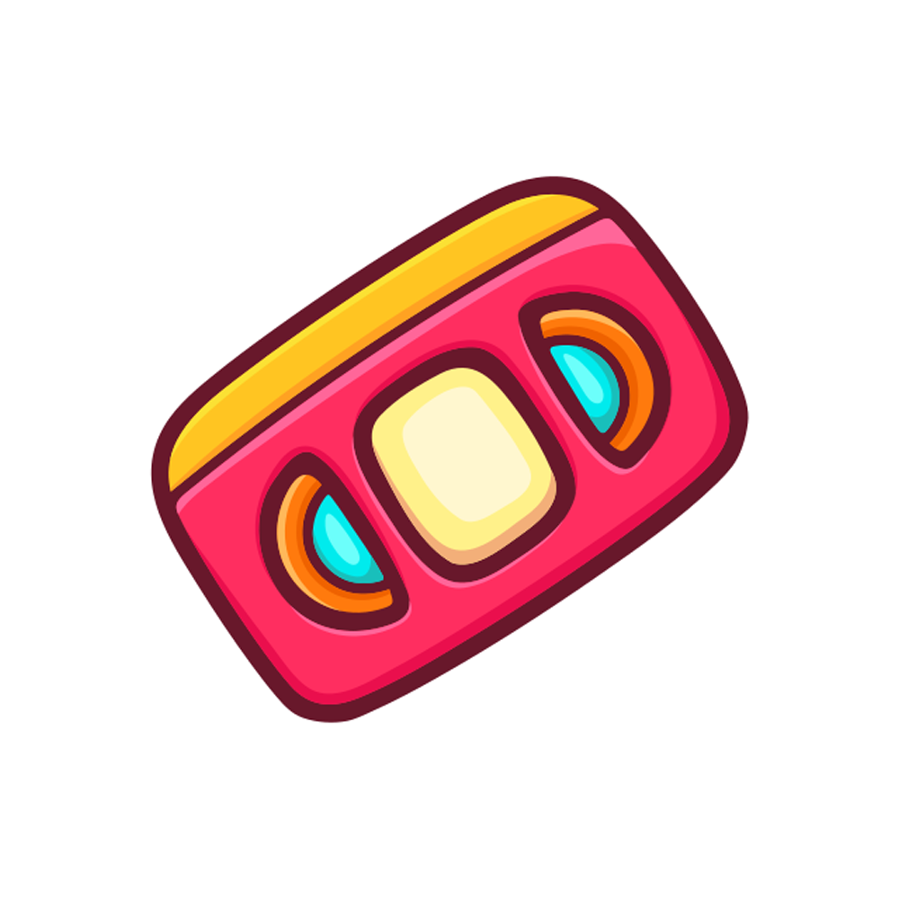 VHS Tape Free Sticker Transparent Image