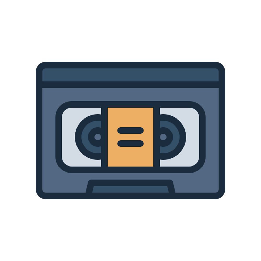 VHS Tape Free Sticker Transparent Picture