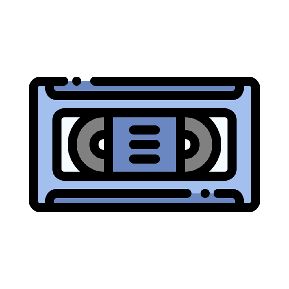 VHS Tape Free Sticker Transparent Clipart