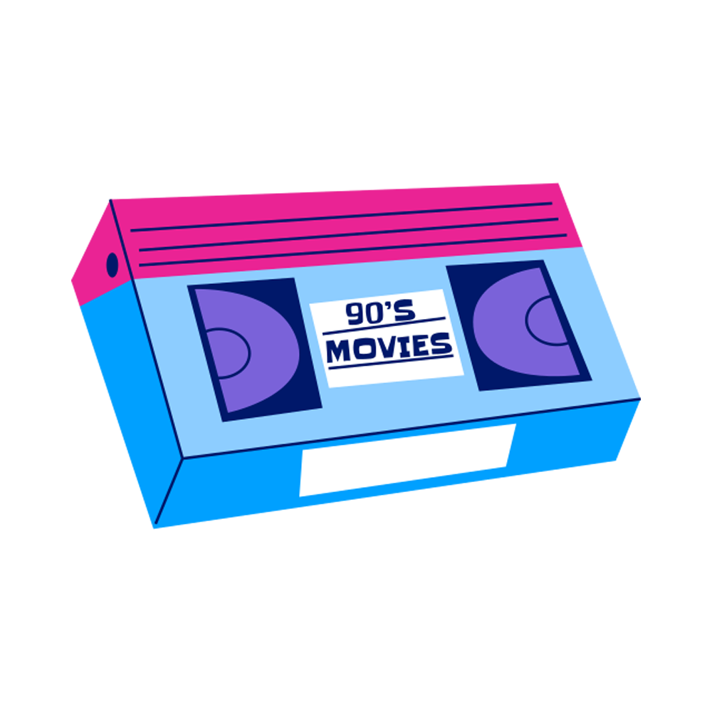 VHS Tape Sticker Transparent Clipart