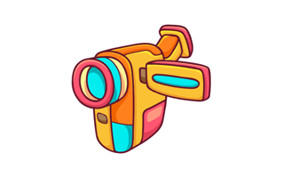 Video Camera Free Sticker PNG