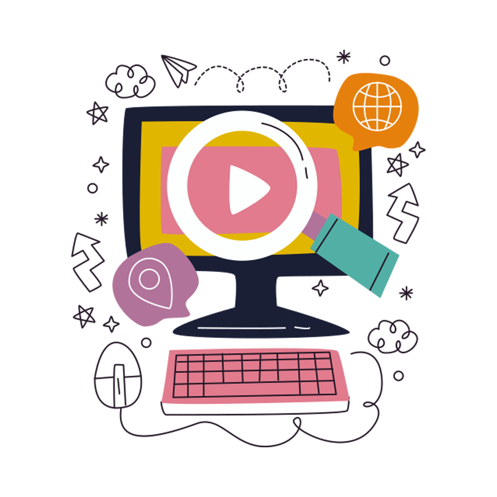 Video Content Sticker Transparent Picture