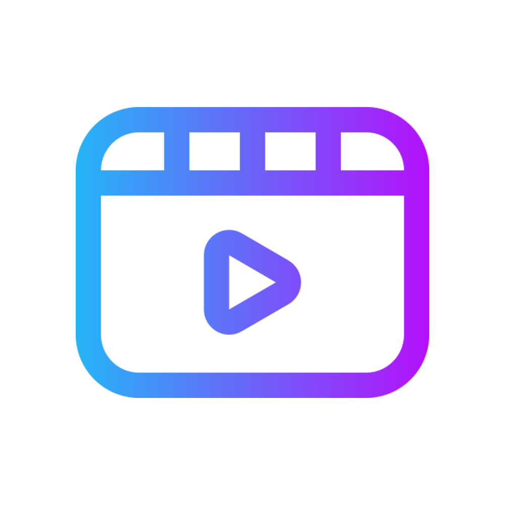 Video Content Sticker Transparent Clipart