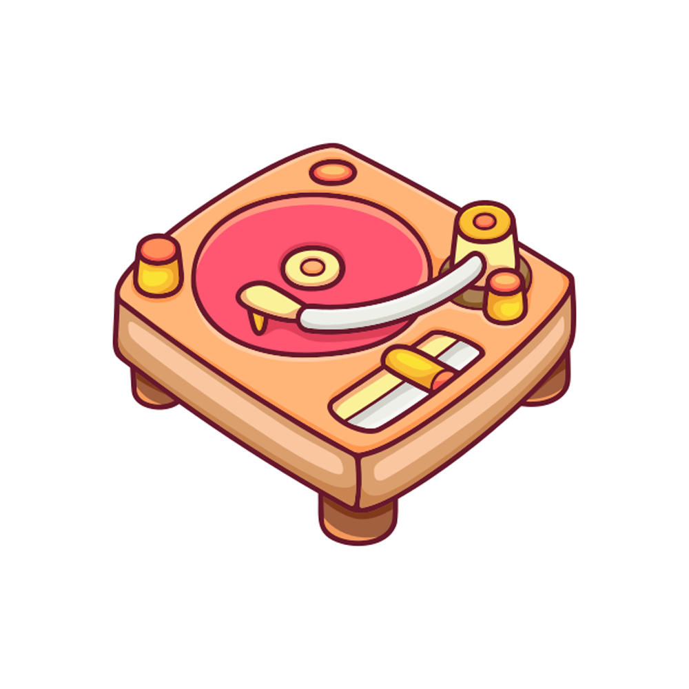 Vinyl Player Free Sticker Transparent Photo