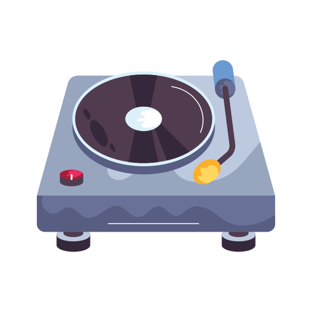 Vinyl Player Free Sticker Transparent Picture