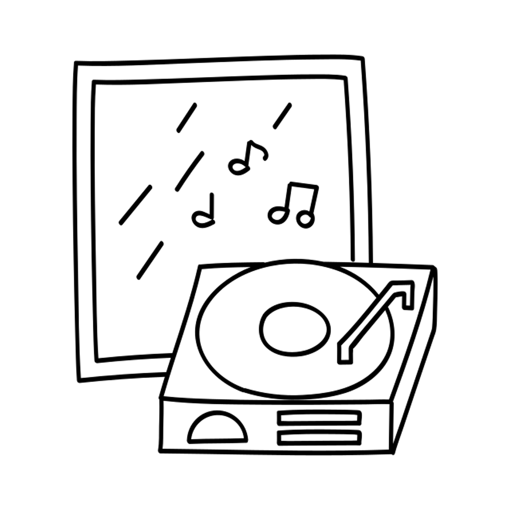 Vinyl Record Free Sticker Transparent Photo