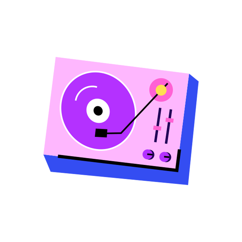 Vinyl Record Free Sticker Transparent Gallery