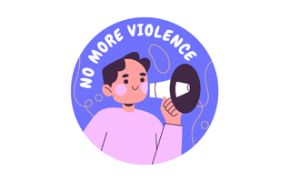 Violence Free Sticker