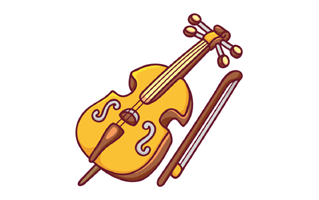 Violin Sticker PNG