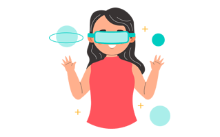 Virtual Reality Sticker PNG