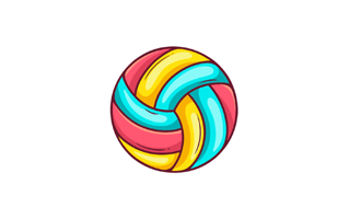 Volley Free Sticker PNG