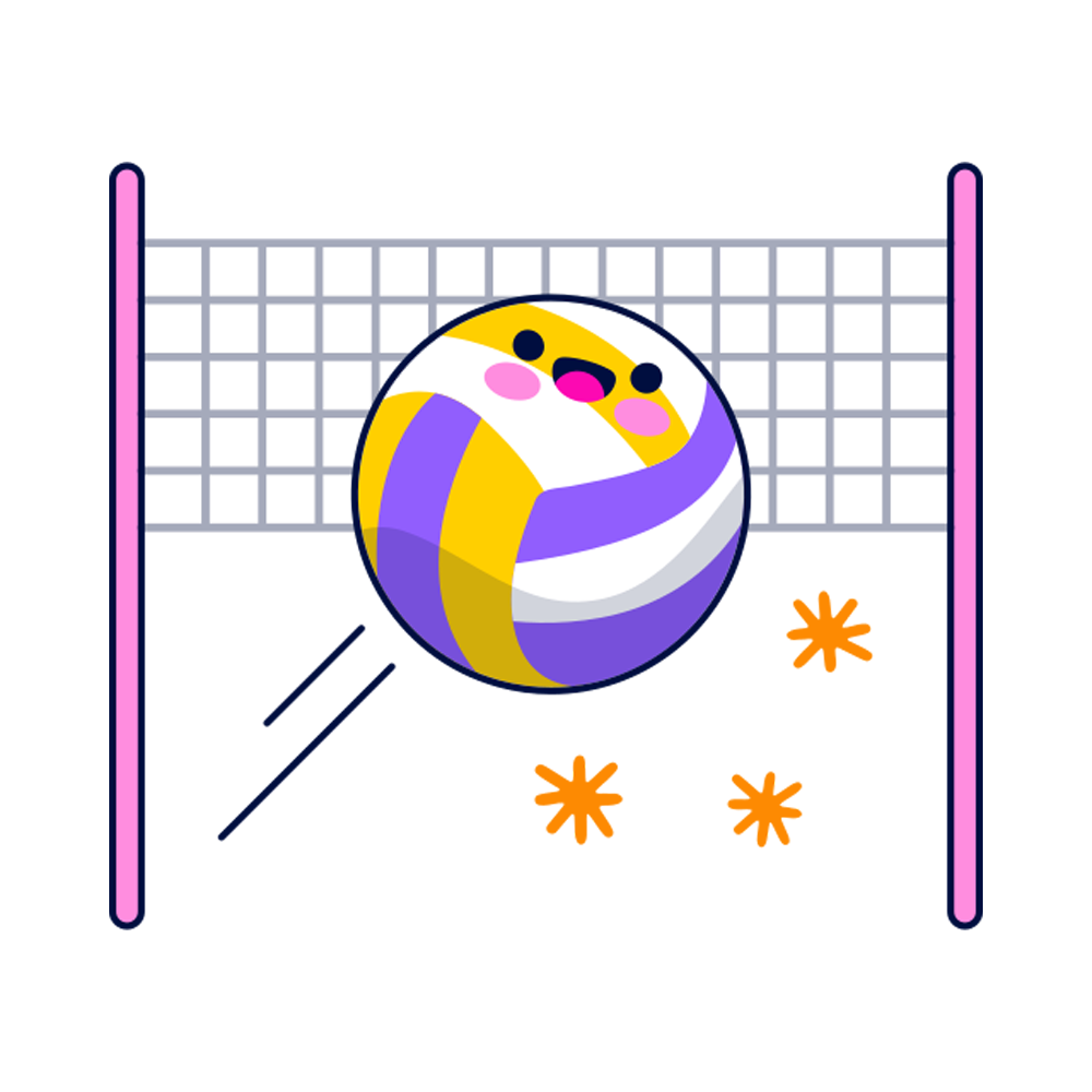 Volleyball Free Sticker Transparent Picture