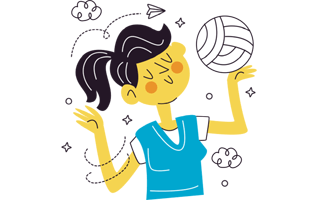 Volleyball Sticker PNG