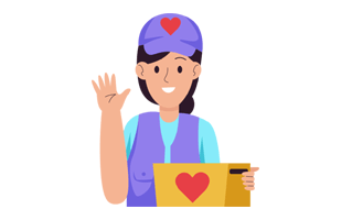 Volunteer Sticker PNG