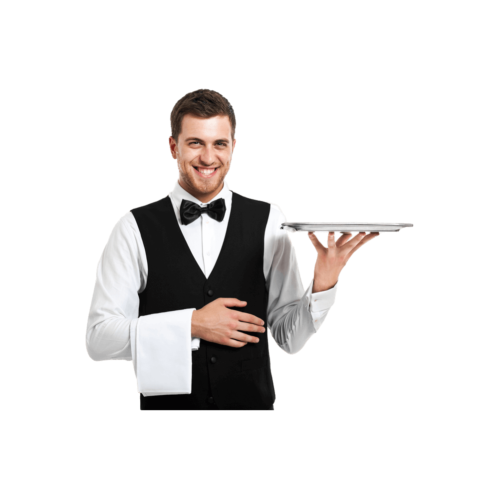 Waiter  Transparent Clipart