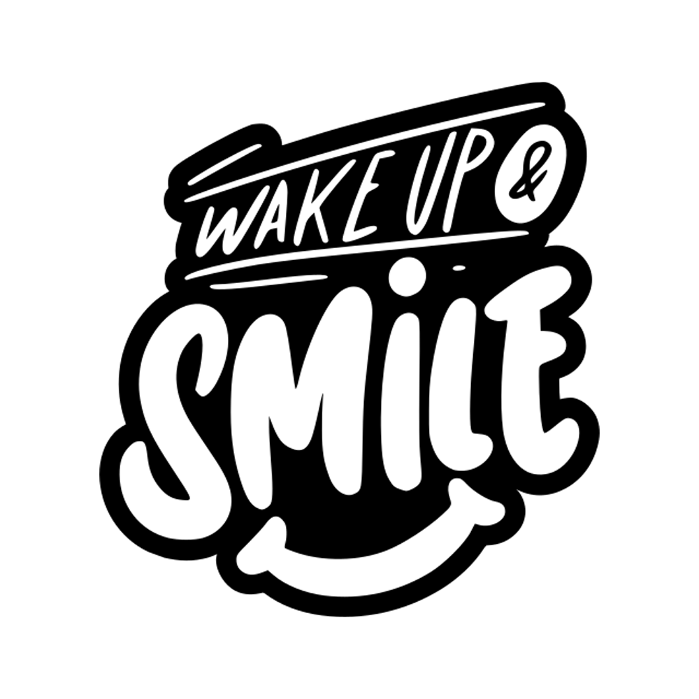 Wake Up And Smile Free Sticker Transparent Image