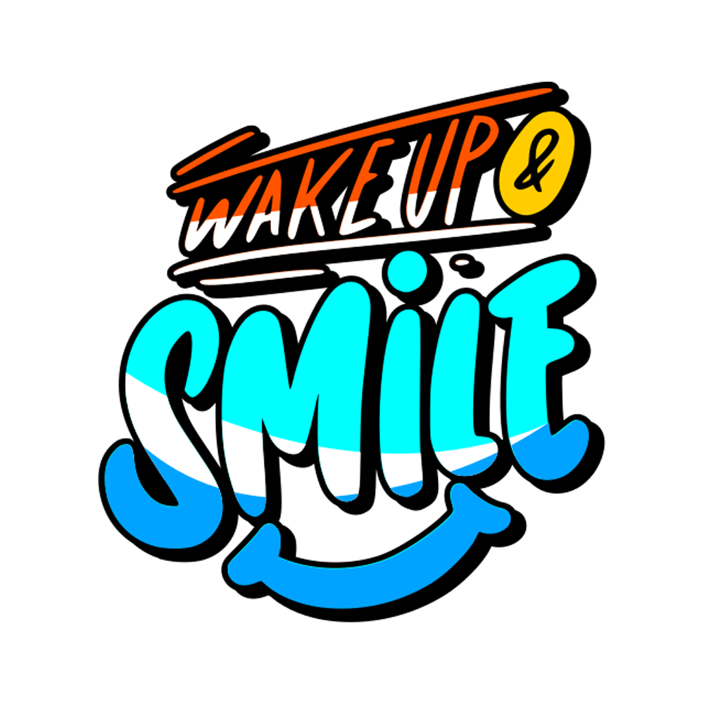 Wake Up And Smile Free Sticker Transparent Clipart