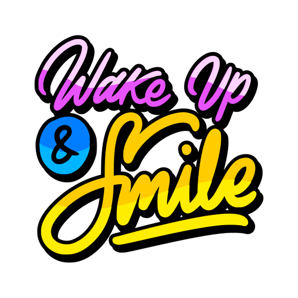 Wake Up And Smile Free Sticker Transparent Gallery