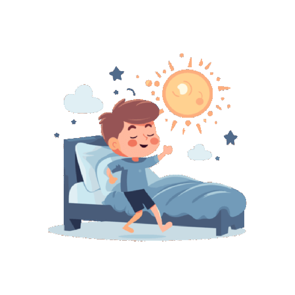 Wake Up And Smile Sticker Transparent Photo