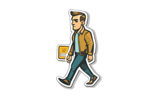 Walk Free Sticker PNG