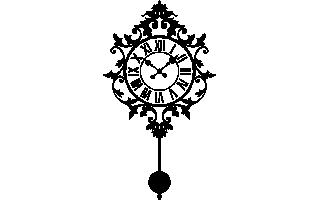 Wall Clock Free Sticker PNG