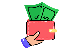 Wallet Free Sticker PNG