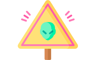 Warning Sign Free Sticker PNG