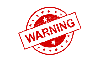 Warning Stamp PNG