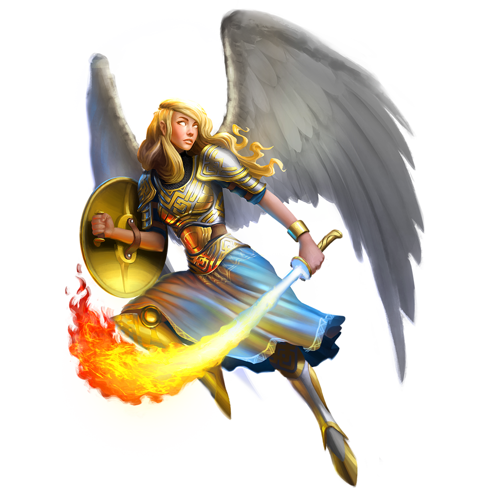 Warrior Angel Transparent Clipart