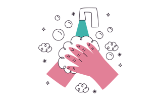 Washing Hands Free Sticker PNG