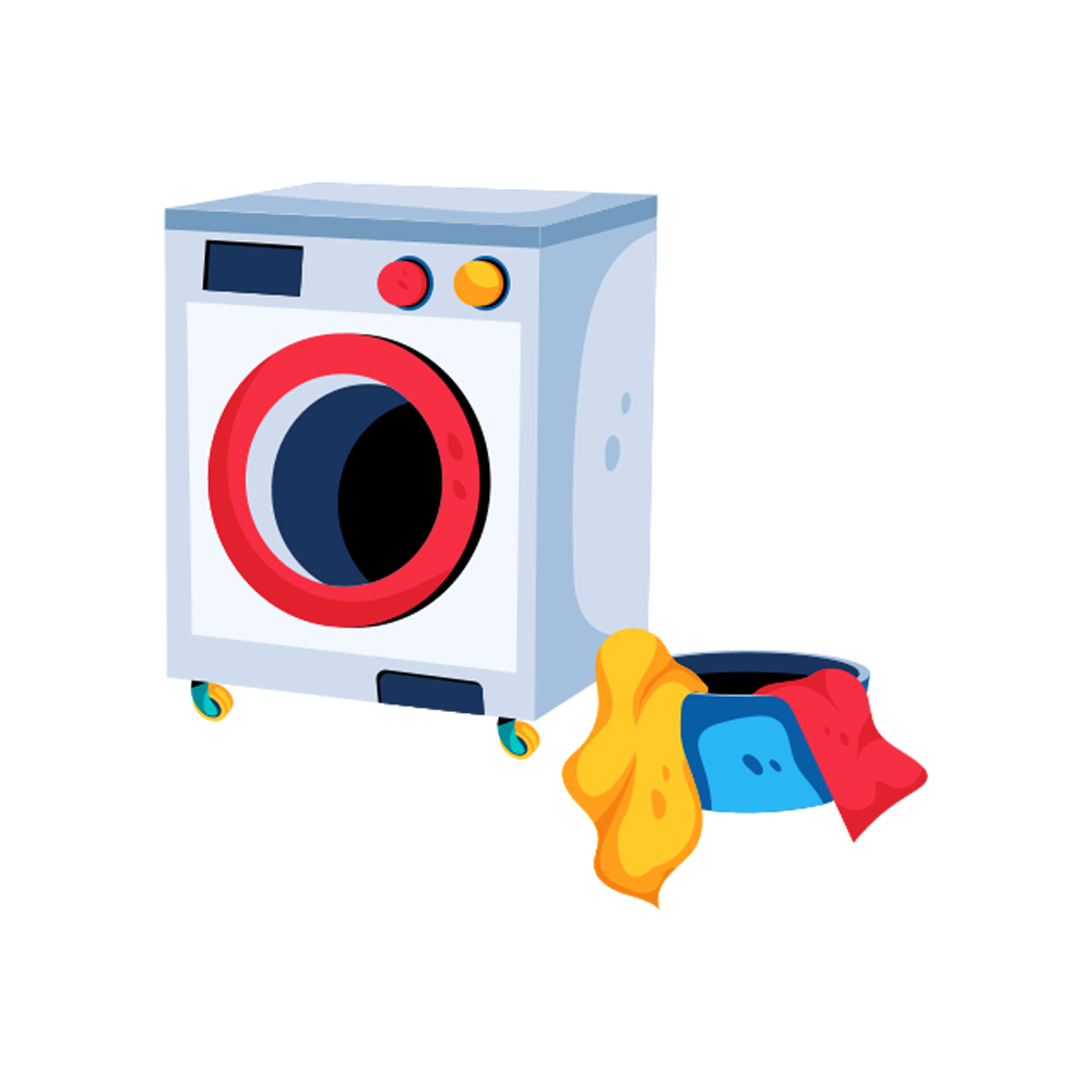 Washing Machine Free Sticker Transparent Image