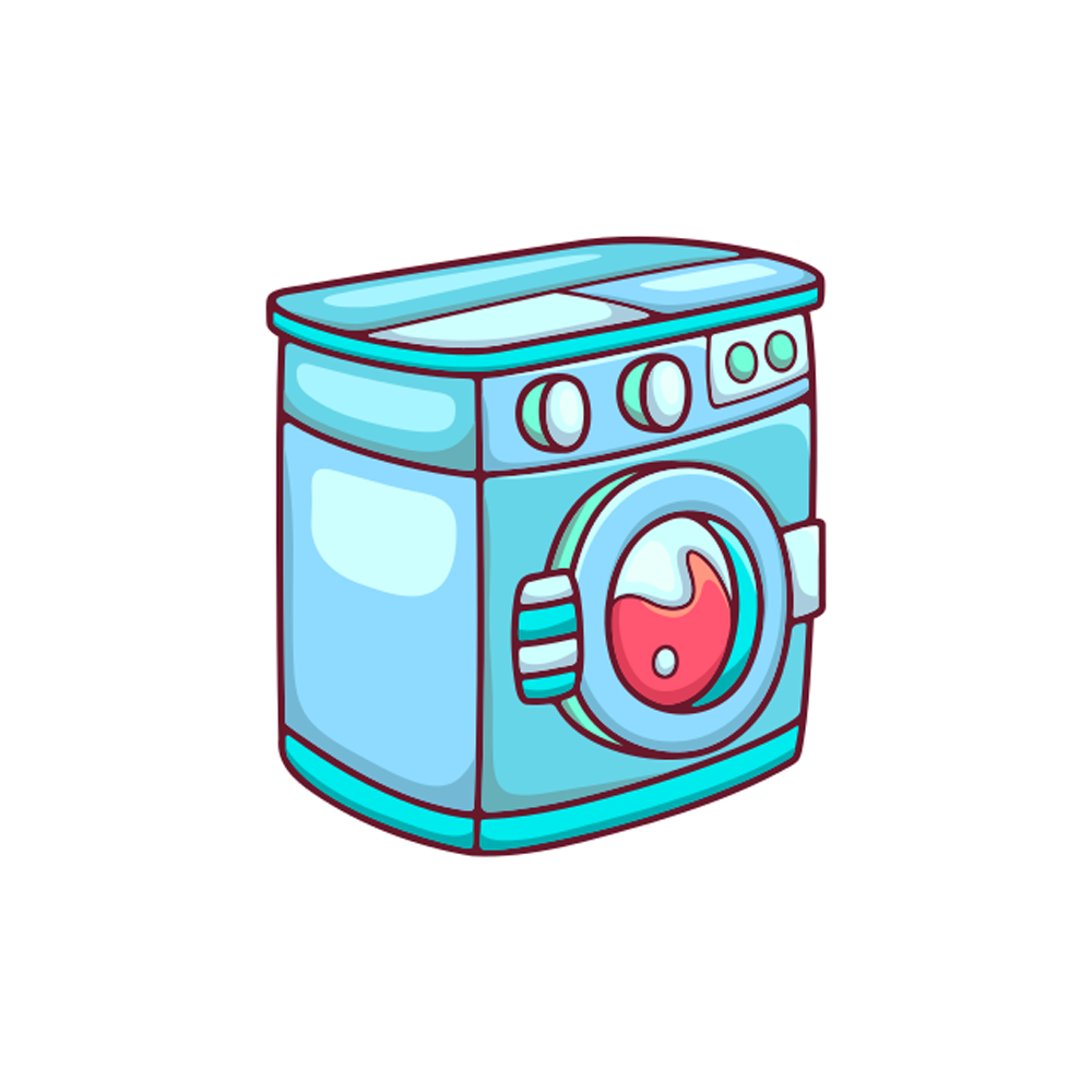 Washing Machine Free Sticker Transparent Photo