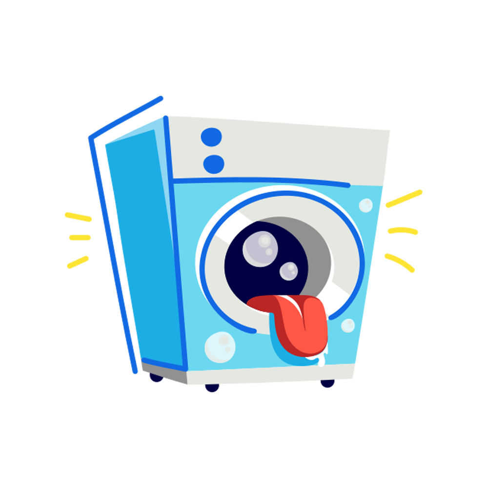 Washing Machine Free Sticker Transparent Clipart