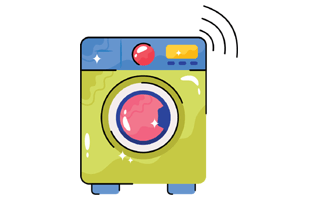 Washing Machine Sticker PNG