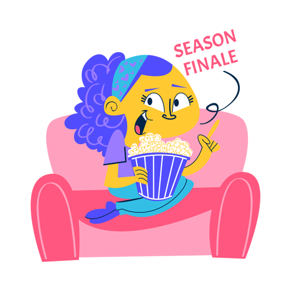 Watching Tv Sticker Transparent Image