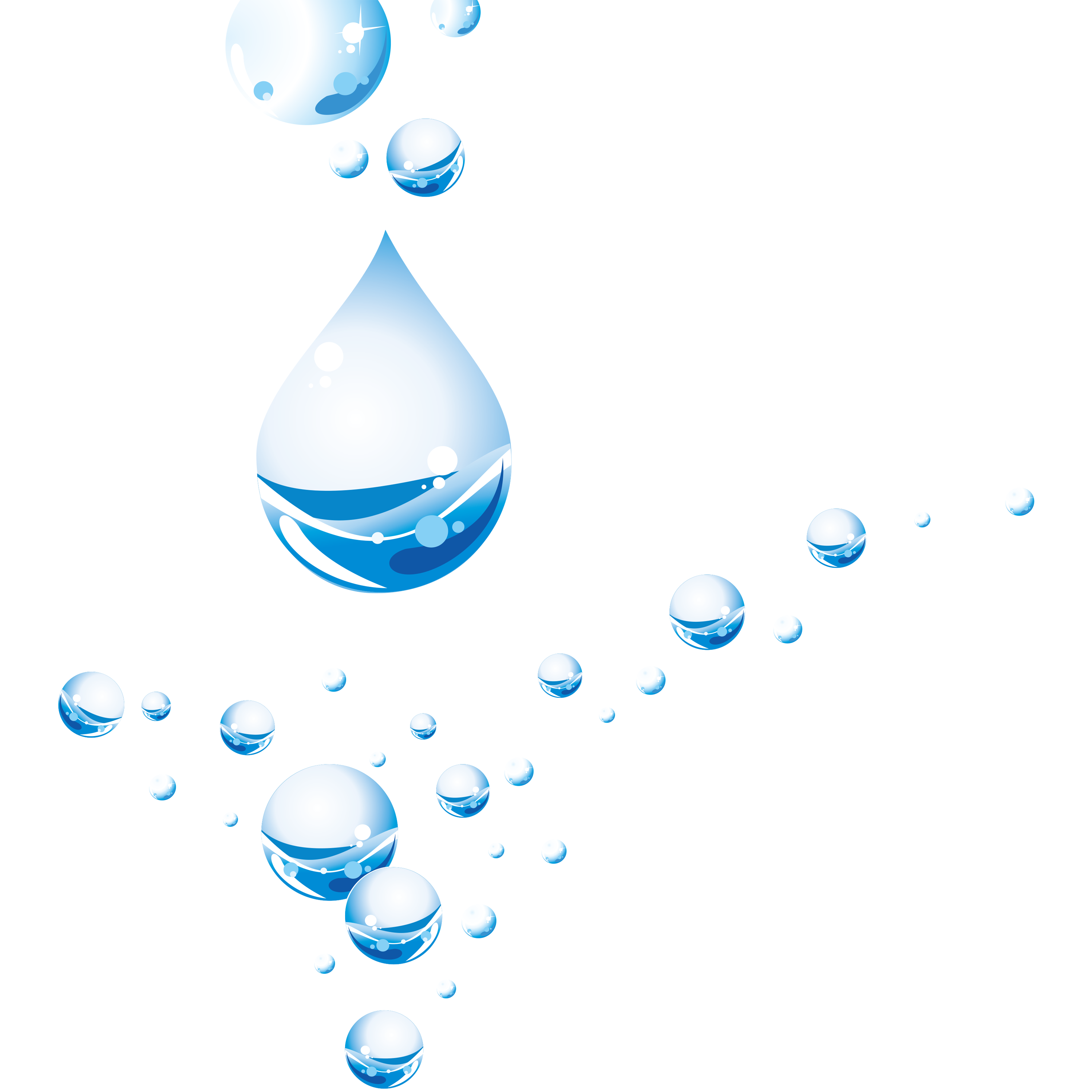 Water Bubbles Transparent Picture