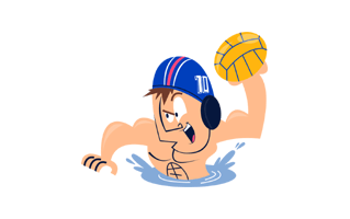 Water Polo Free Sticker PNG