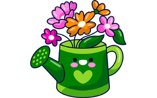 Watering Can Sticker PNG