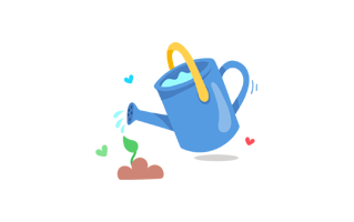 Watering Free Sticker PNG