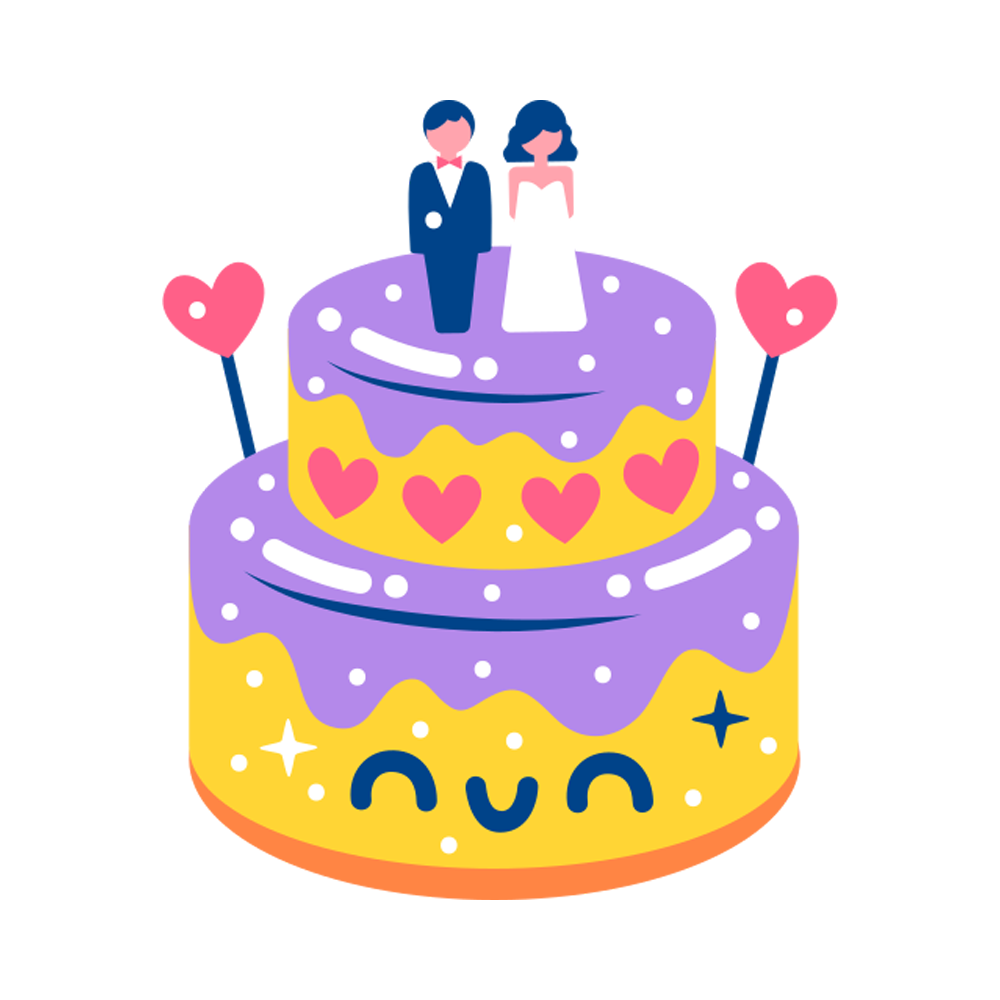Wedding Cake Free Sticker Transparent Photo