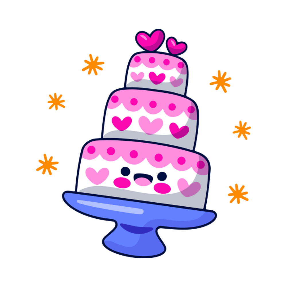 Wedding Cake Free Sticker Transparent Gallery