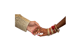 Wedding Couple Holding Hand PNG