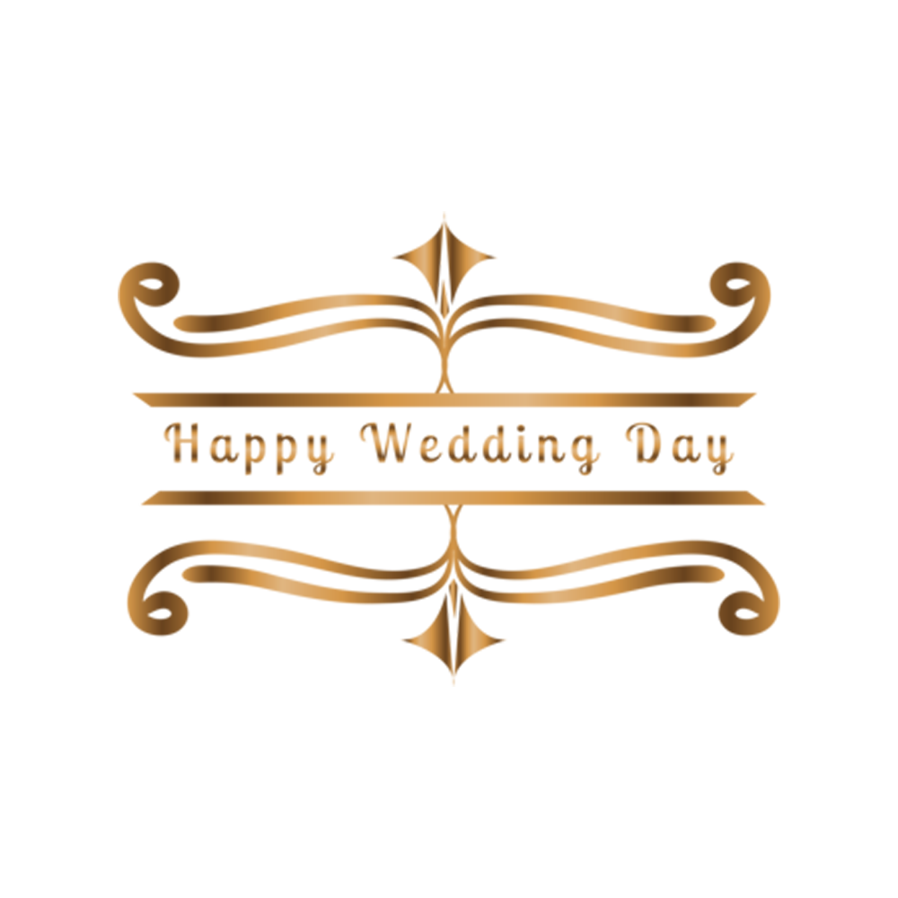 Wedding Day Sticker Transparent Photo